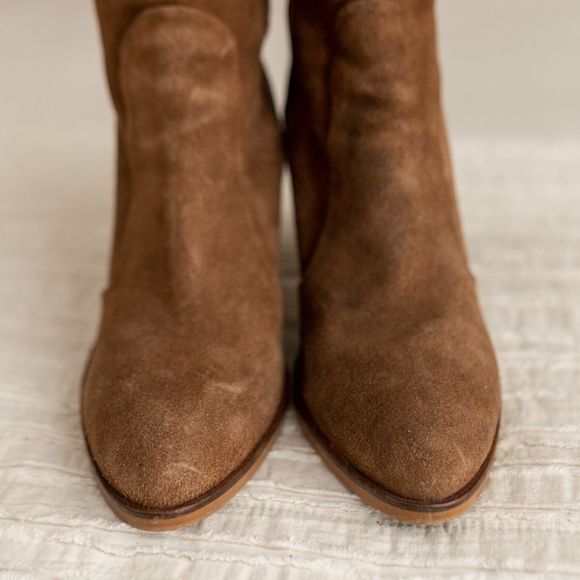 Women’s Crosswalk Brown Suede Ankle Boots size 41 (US 10) - Picture 4 of 12